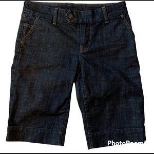 Citizens of Humanity Dark Denim Bermuda Shorts